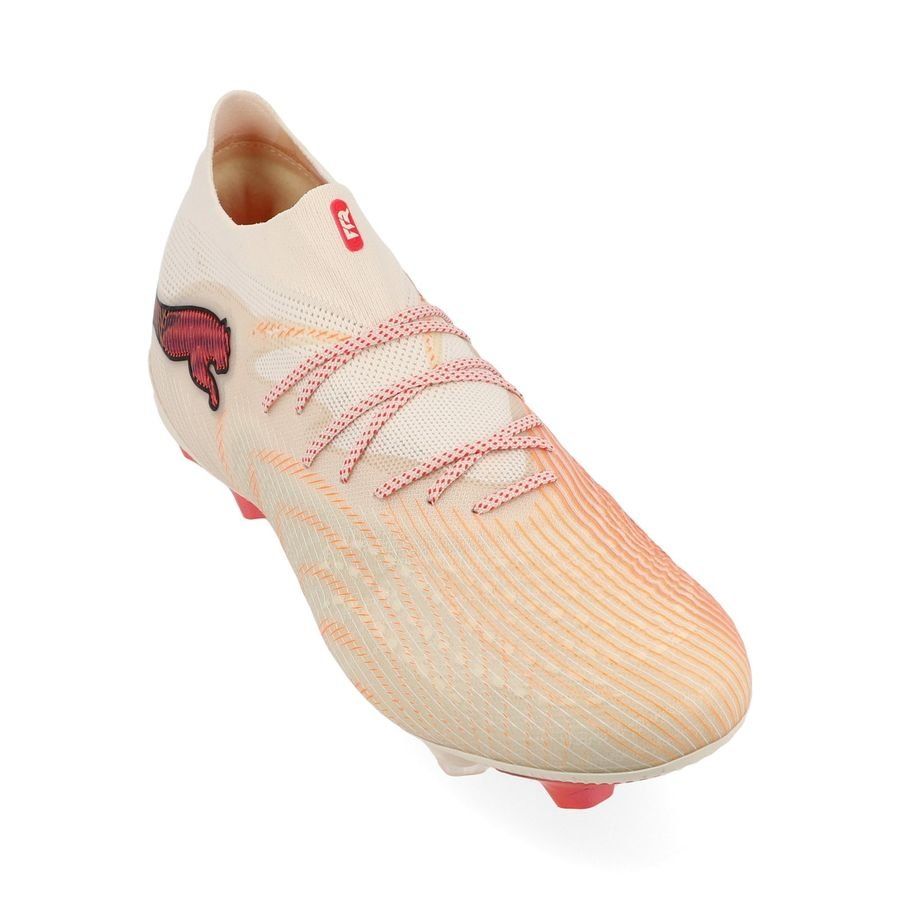 Puma Future 9 Ultimate FG Firm Ground Soccer Cleats- Sugared Almond/ White/ Ultra Red/ Black